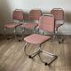 Lot de 4 chaises années 70
