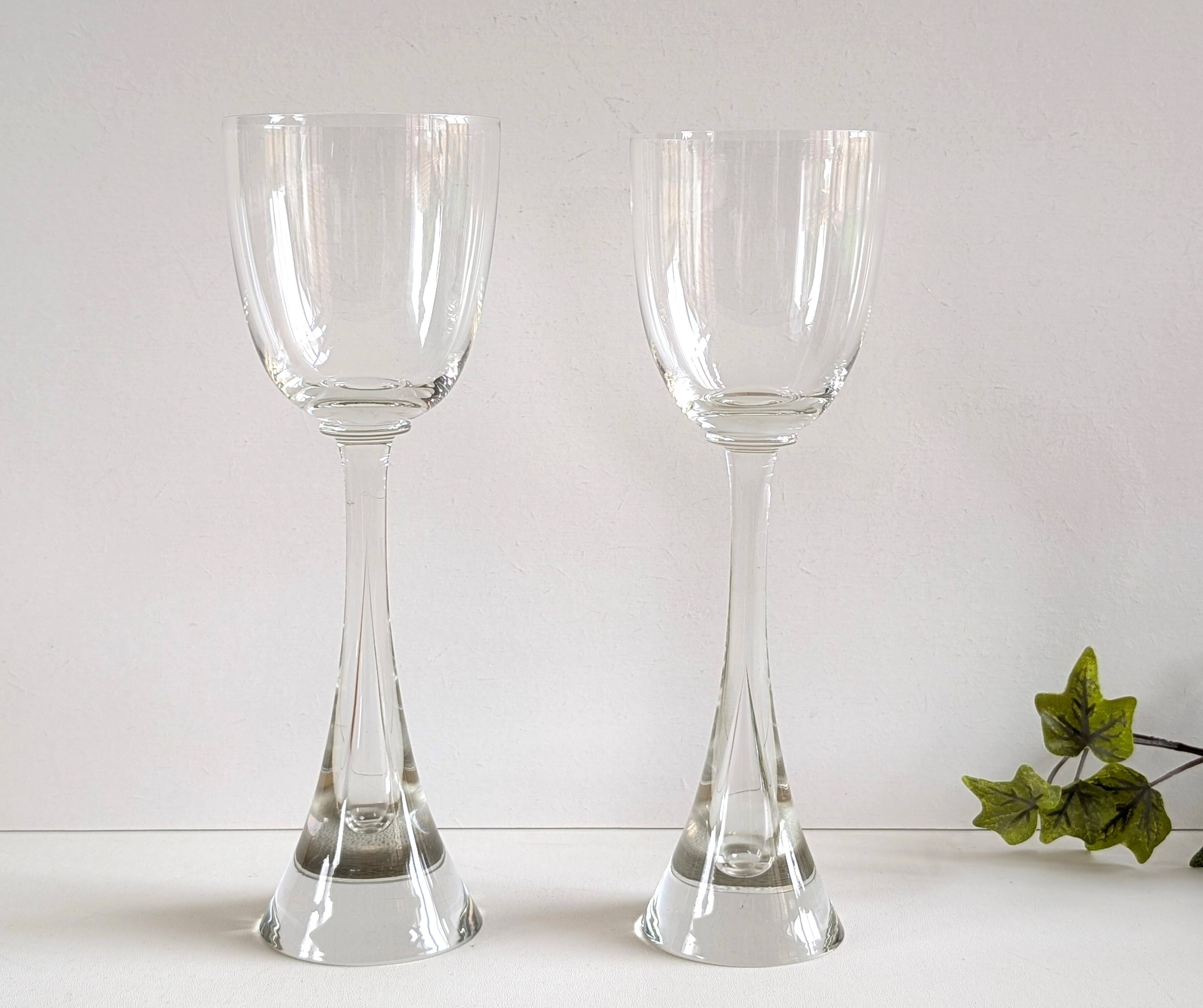 Set of 10 Flight water glasses from the 60s
