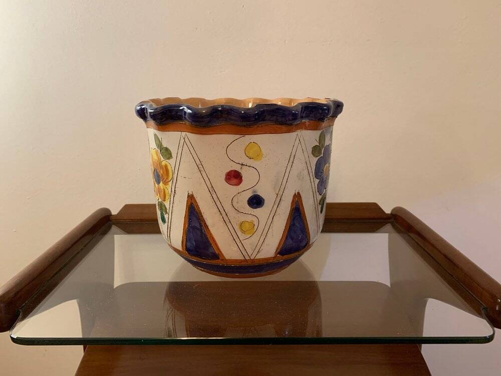 Ceramic pot, Spain, 1960s