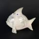 Salted Stoneware Sculpture, Art Deco - Roger Guerin "Fish" Circa 1925/1930