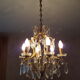 Bronze grapefruit chandelier