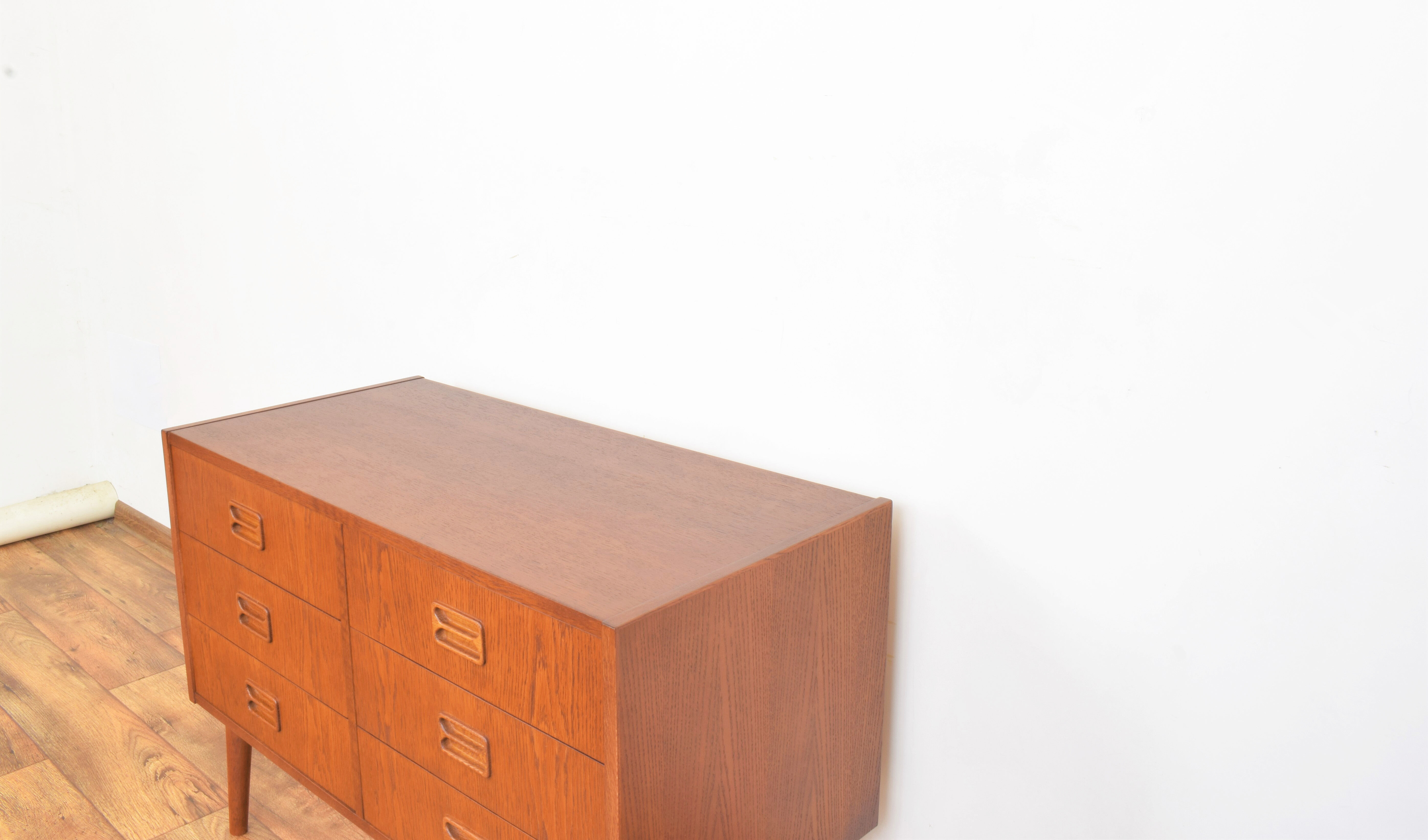 Mid-Century Danish Oak Chest of Drawers, 1960s.