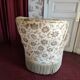 Fauteuil crapaud velours vintage