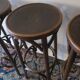Ensemble de 4 chaises de bar vintage, 1960
