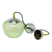 Mid-century glass pendant lamp, 1950s