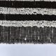 2x9 Brown White Striped Runner Rug, 69x289Cm SK 242096