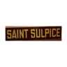 Plaque émaillée station Saint Sulpice