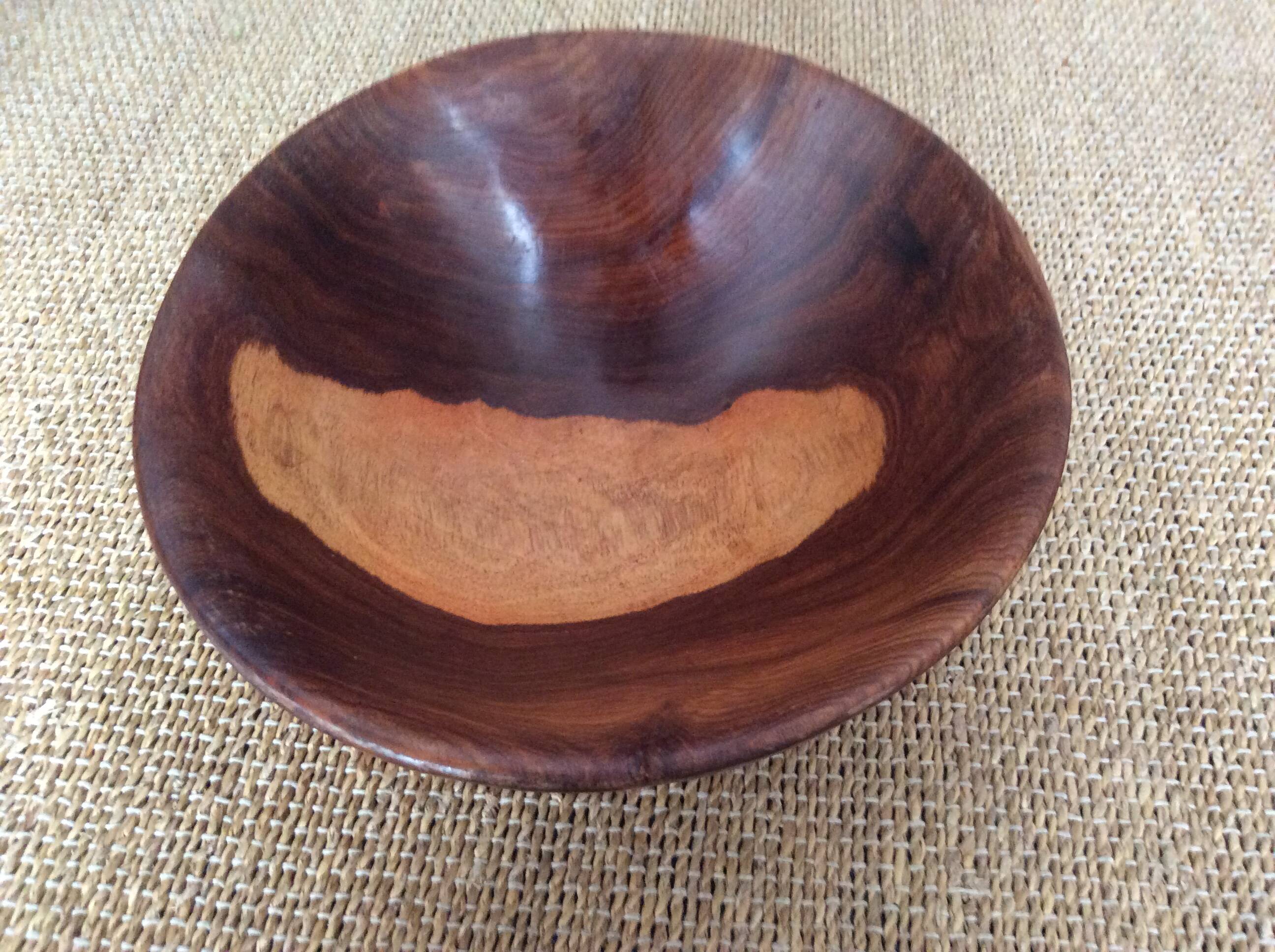 Wooden salad bowl
