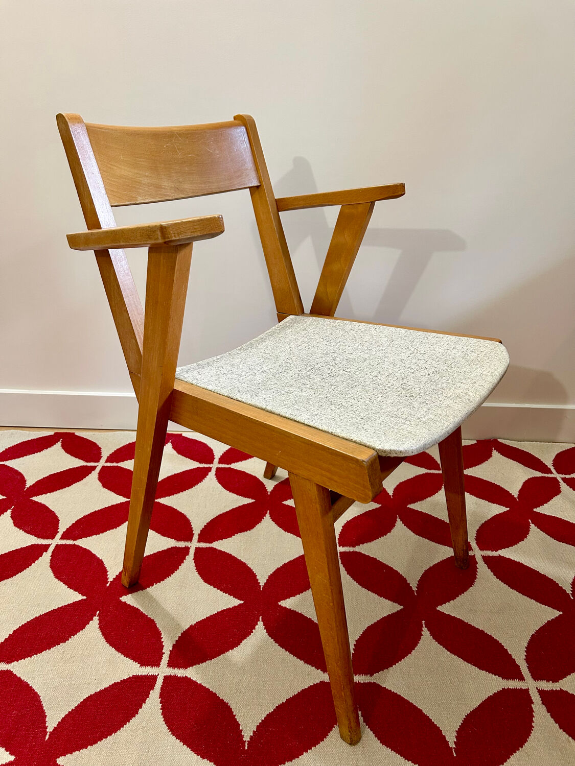 Light wood chair