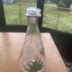 Carafe motif floral narcisse vintage