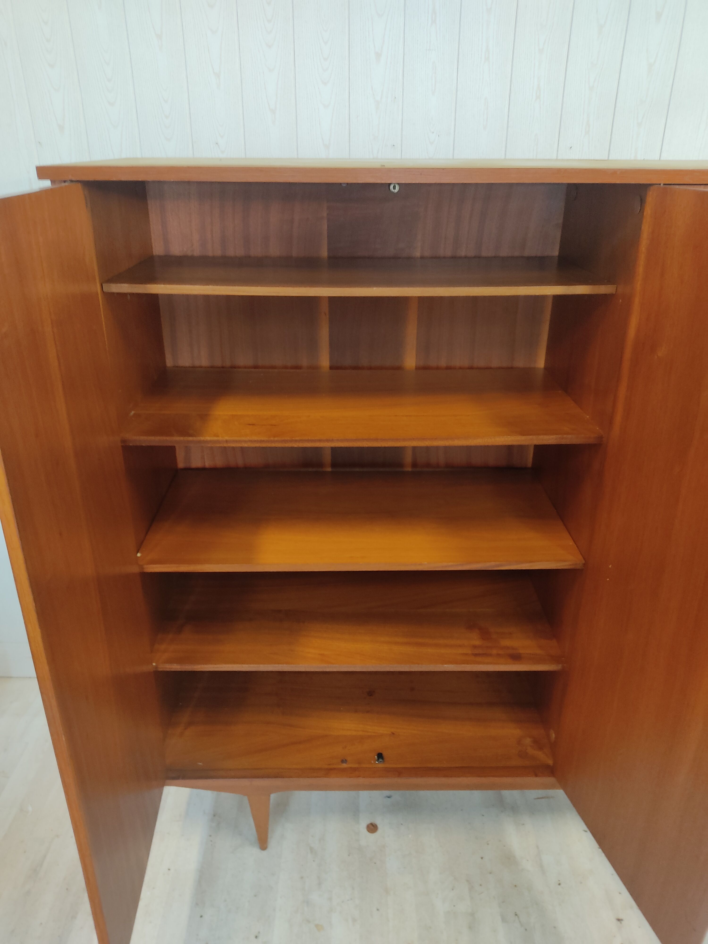 Scandinavian-style teak cabinet