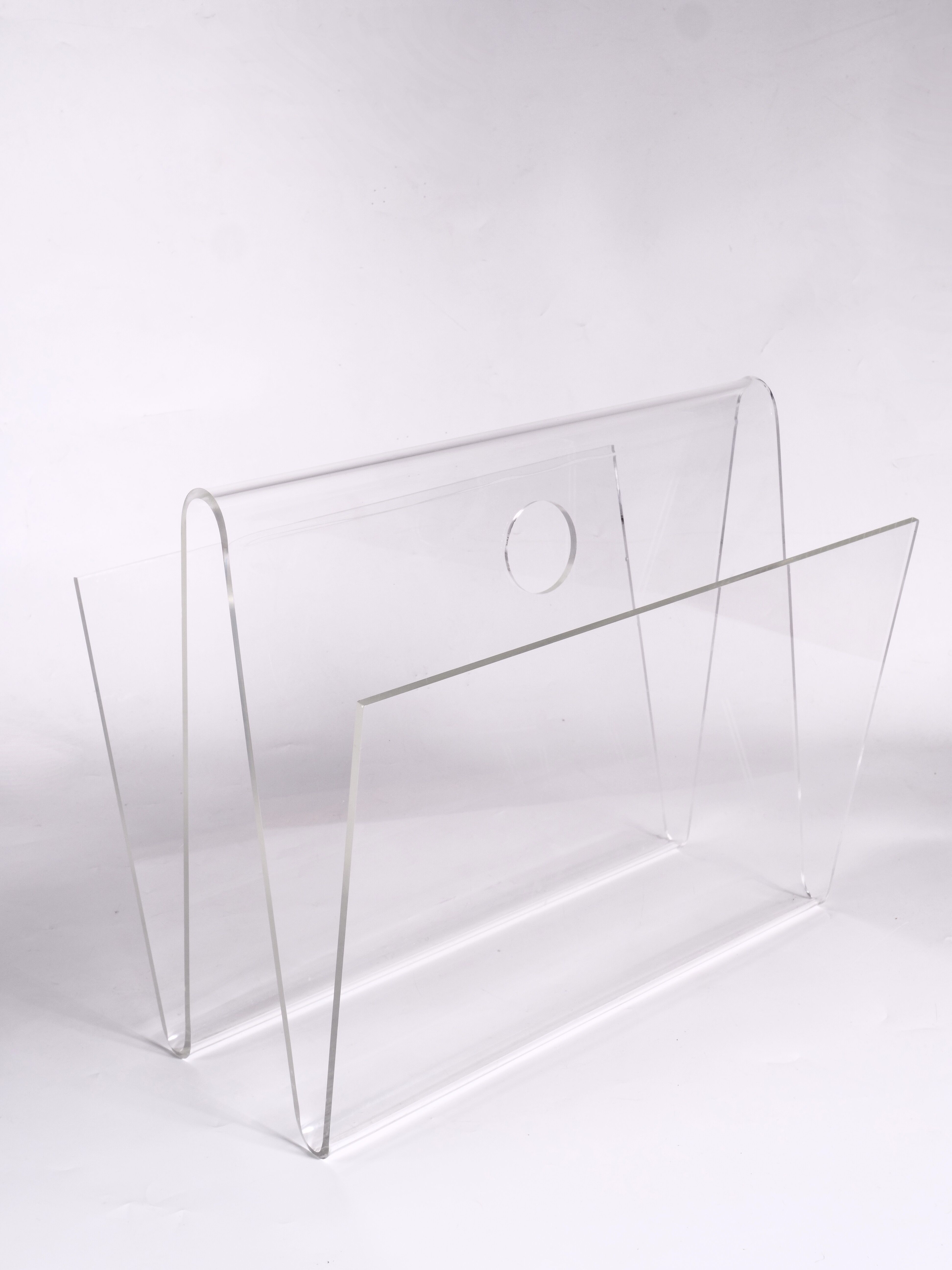 transparent plexiglass review door 1970