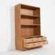 Bibliothèque-armoire danoise moderne des années 1970 par Poul Hundevad