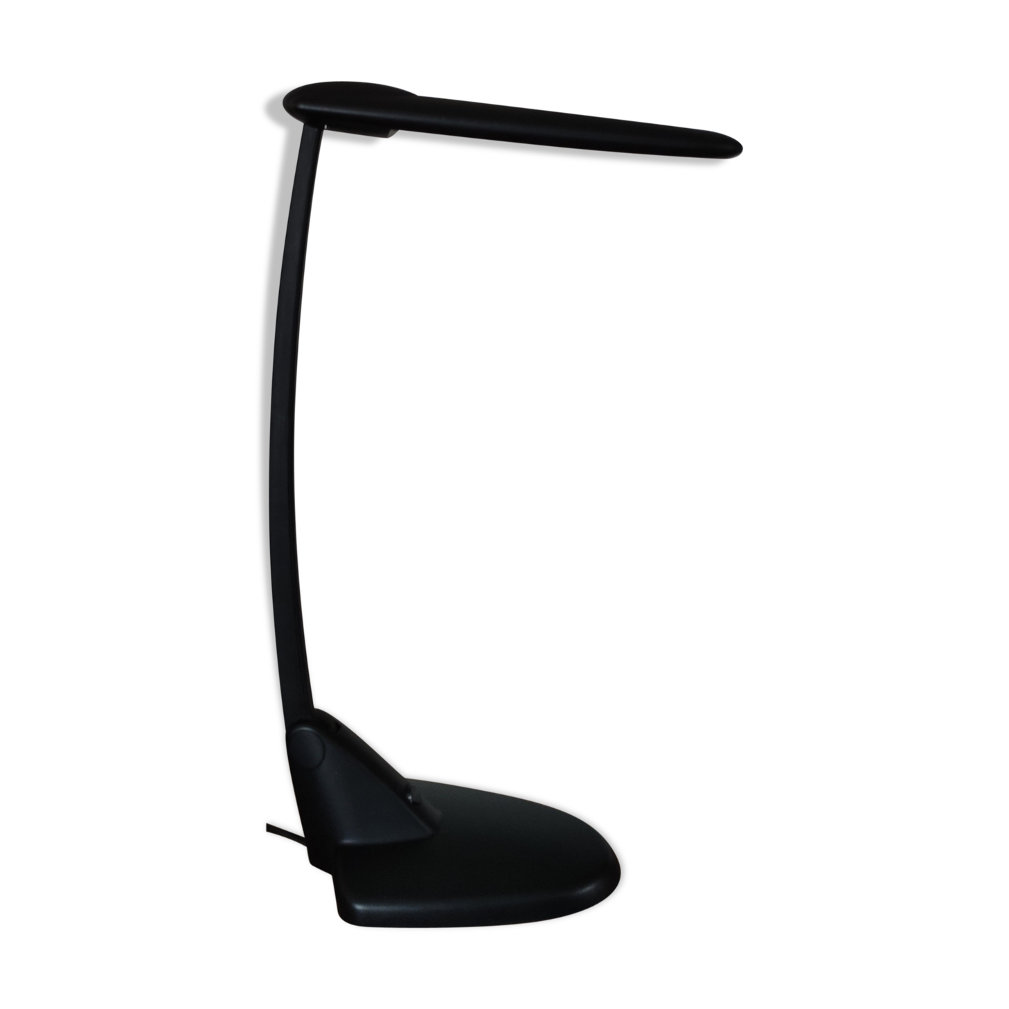 Black unilux workshop lamp with articulated arm
