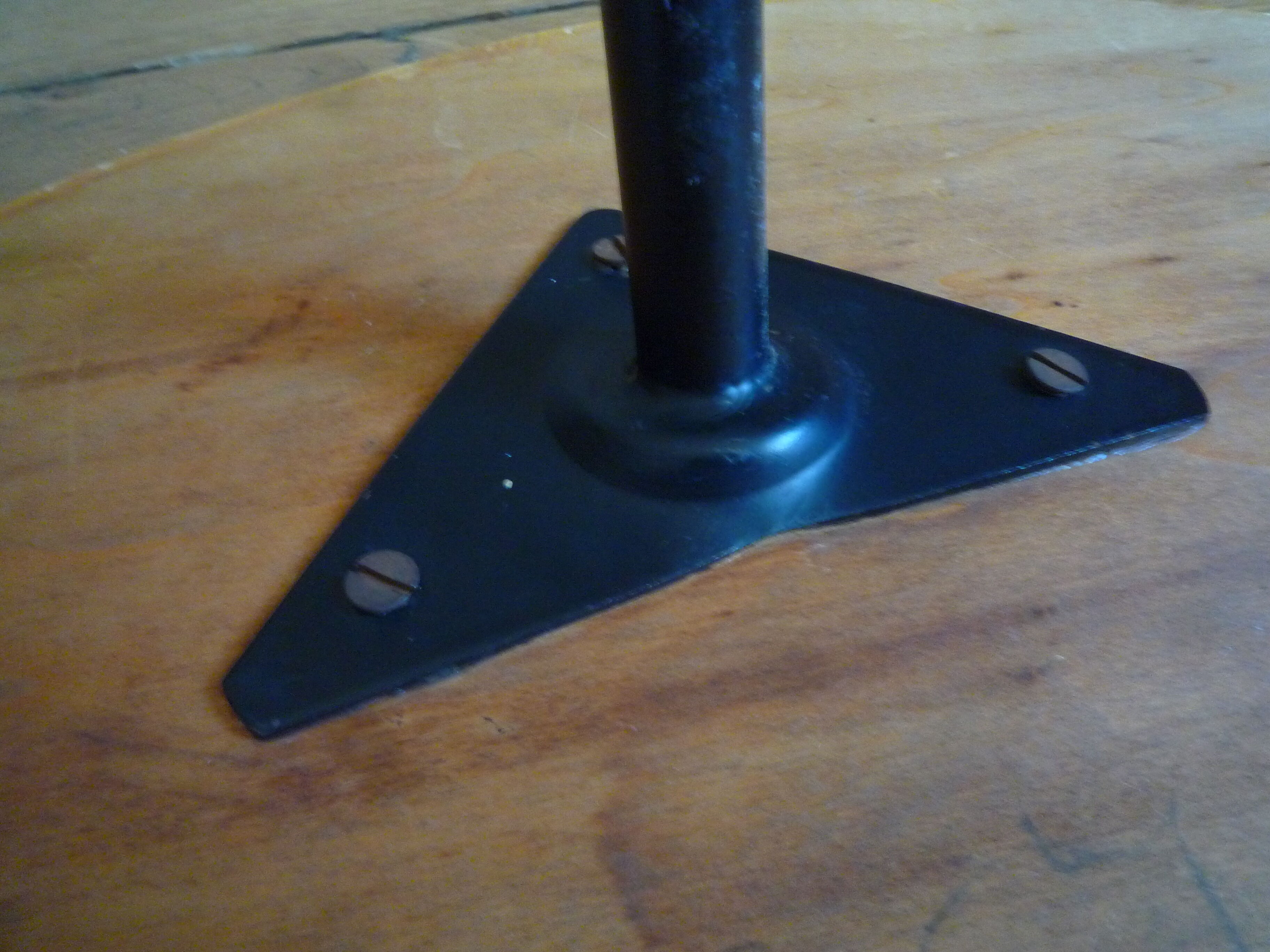 Side table in wood and metal vintage 1960s