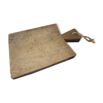 Old wooden cutting board, log