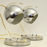 Guzzini space age 1970s table lamp