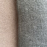 Coussin bleu vert en gros lin