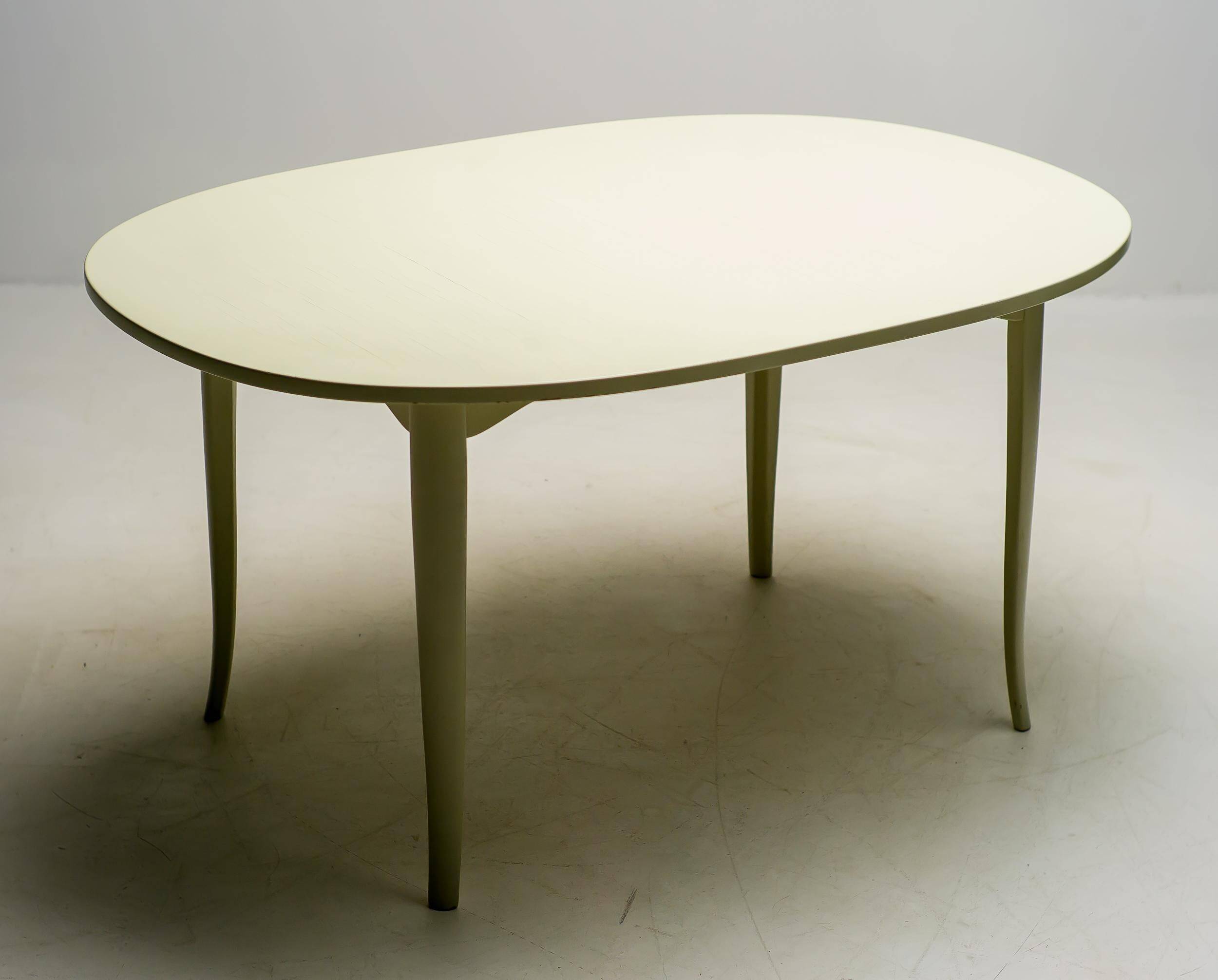 Table d'appoint blanche Carl Malmsten
