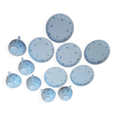 Lot de tasses en porcelaine fin XIXème