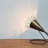 Mid-century German brass table lamp or floor lamp from the 1950s.