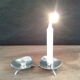 Pair of danish candlesticks