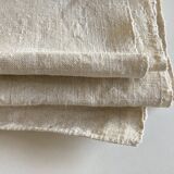 Nappe de ferme de réserve en lin brut 19e L260cm