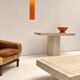Travertine console 1960's Italy