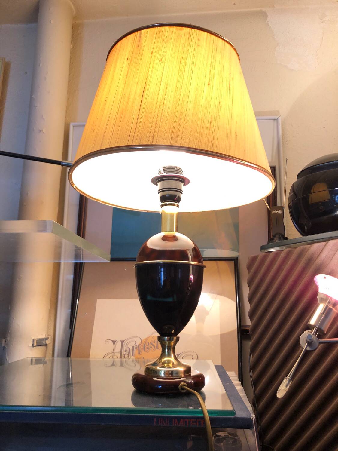 Beautiful brass lamp base