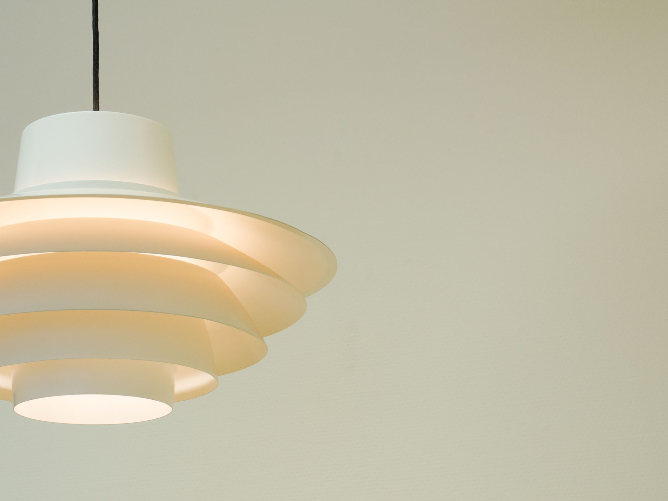 Nordisk Solar set of two hanging lights by Sven Middelboe