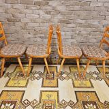 Set of 4 bistro chairs 1960