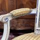 Pair of Louis XVI period cabriolet chairs in beech.