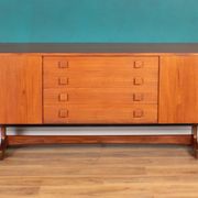 Vintage Teak Vanson Sideboard, British 1970s By Peter Haywood