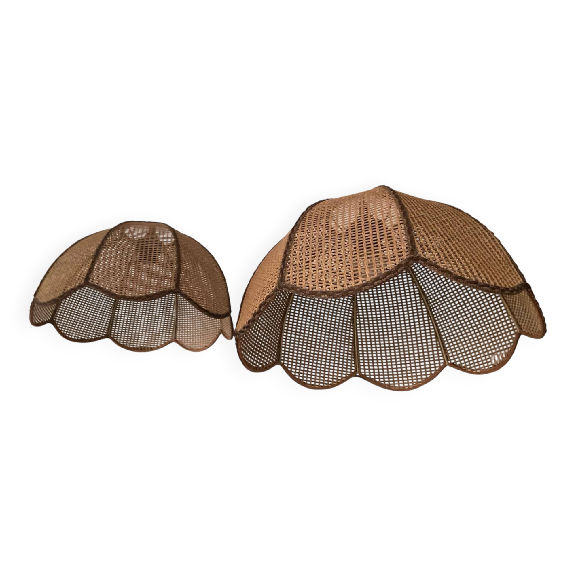 Pair of 1970s rope suspensions