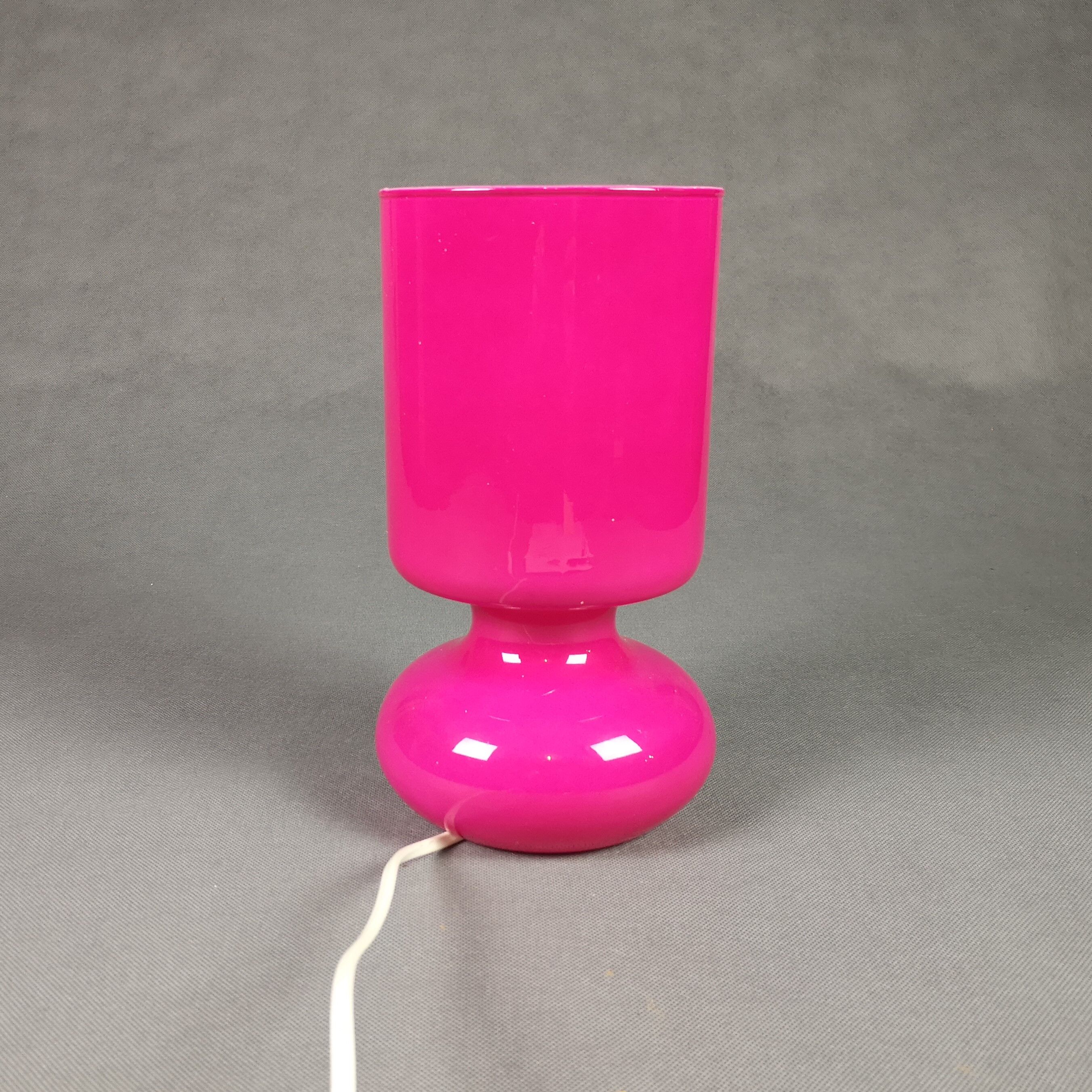 Lykta Raspberry Vintage Lamp Ikea opaline - vintage luminaire