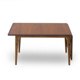 Swedish extendable teak table, 1950s