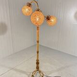 Rattan floor lamp 1950’s