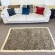 Handmade Tulu Rug, 100% Natural Un-Dyed Wool. Cream and Brown. Custom Options Available