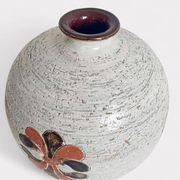 Bitossi by Aldo Londi Chamotte Ball Vase, Italy, 1960s