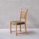 Set of six oak mid-century dining chairs
