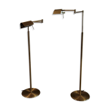 Lampadaire liseuse laiton