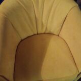Paire de fauteuils jaune