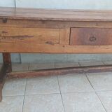 18th century oak farm table