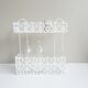 White metal shelf