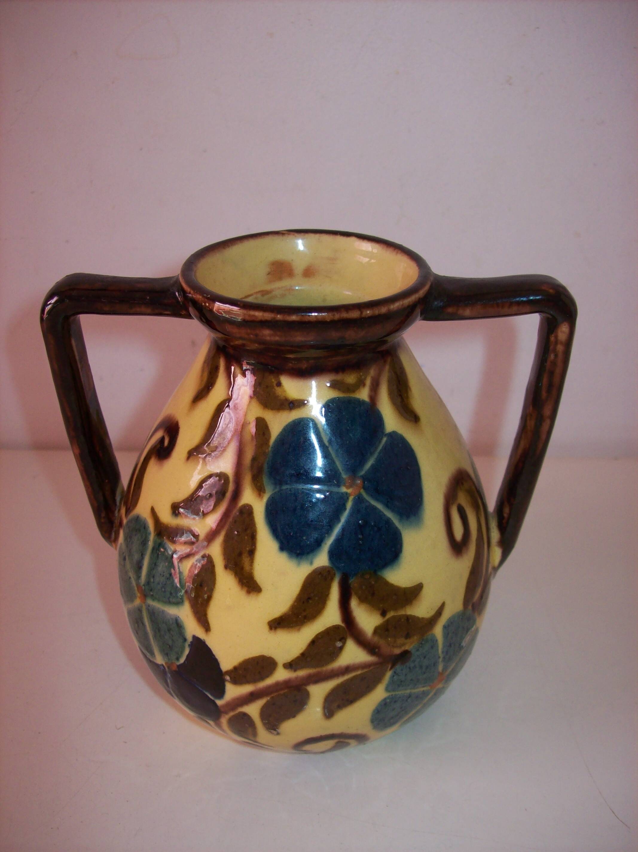 Vase Art Déco signé René Nicole