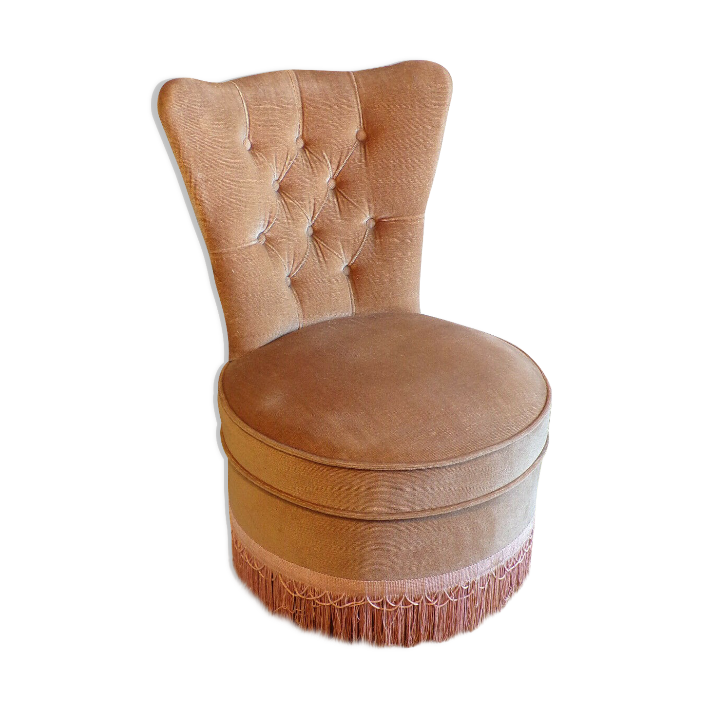 Antique toad armchair