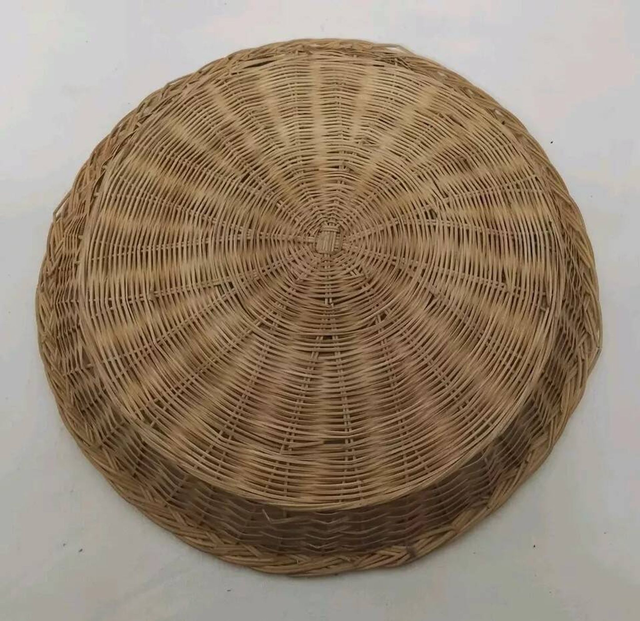 Set of 3 Vintage Rattan Baskets