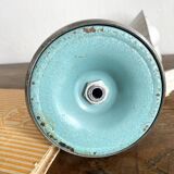 Lampe cocotte , lampe de bureau argentée