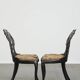 Set of 2 Antique 19th Century English Chinoiserie Mother of Pearl Chairs