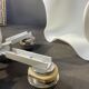 Giotto Stoppino for Tronconi in 1976, Table Lamp "Drop" in Opaline Lined Glass